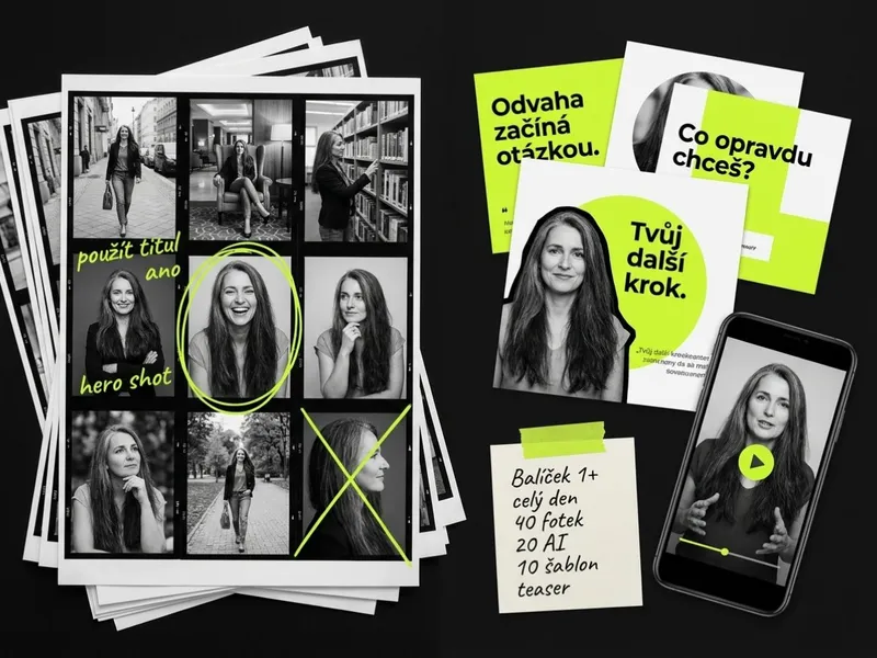Balíček 1+ · Celý den s grafikou a teaserem